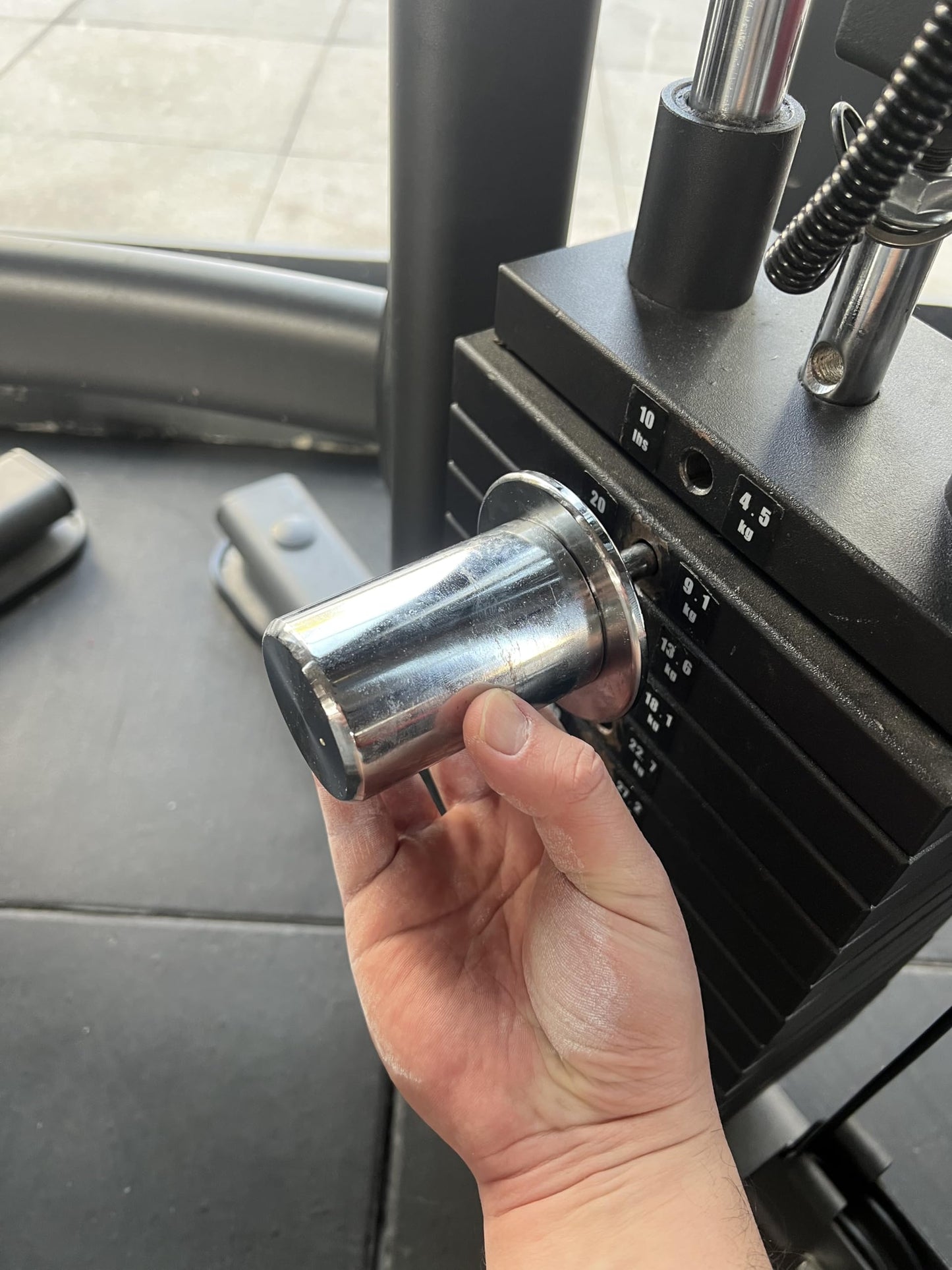 Magnetic Gym Stacked Weight Pin Cable Machine Weight Plate Extender