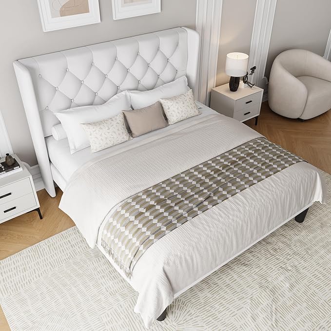 Einhomn Queen Size Platform Bed Frame