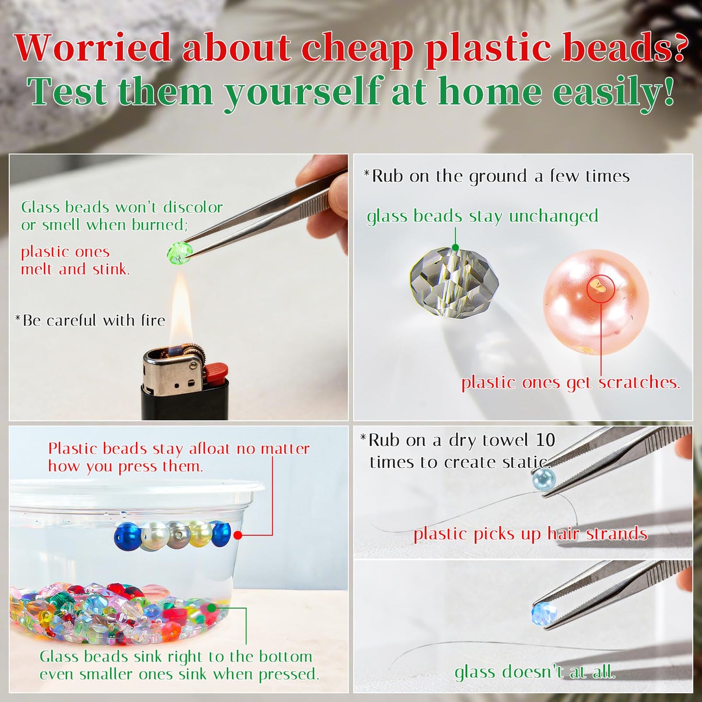 Laopottbeads 1500 Pcs Crystal Glass Beads for Jewelry Making – 12 Styles Bicone, Rondelle, Cube, Teardrop & 3mm Spacer Beads, DIY Bracelet Necklace Earring Craft Kit with Organizer Box(Grey)