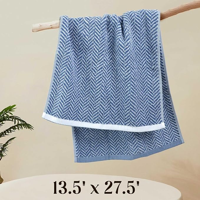 Cleanbear Hand Towels for Bathroom, Ultra Soft and Highly Absorbent,