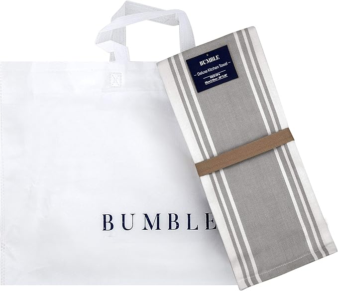 Premium Kitchen Towels | Large Cotton Dish Towels | Flat & Terry Highly