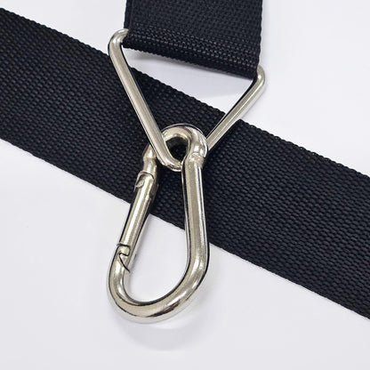 Heavy Duty Shoulder Strap, Supports Weight up to 100 lbs, Adjustable 48" to 74", Multi-Purpose Shoulder Belt with Metal Carabiners for Moving Straps & Replacement for Bags and Luggages