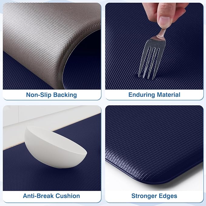StepRite Kitchen Mats, Cushioned Anti Fatigue Kitchen Mats