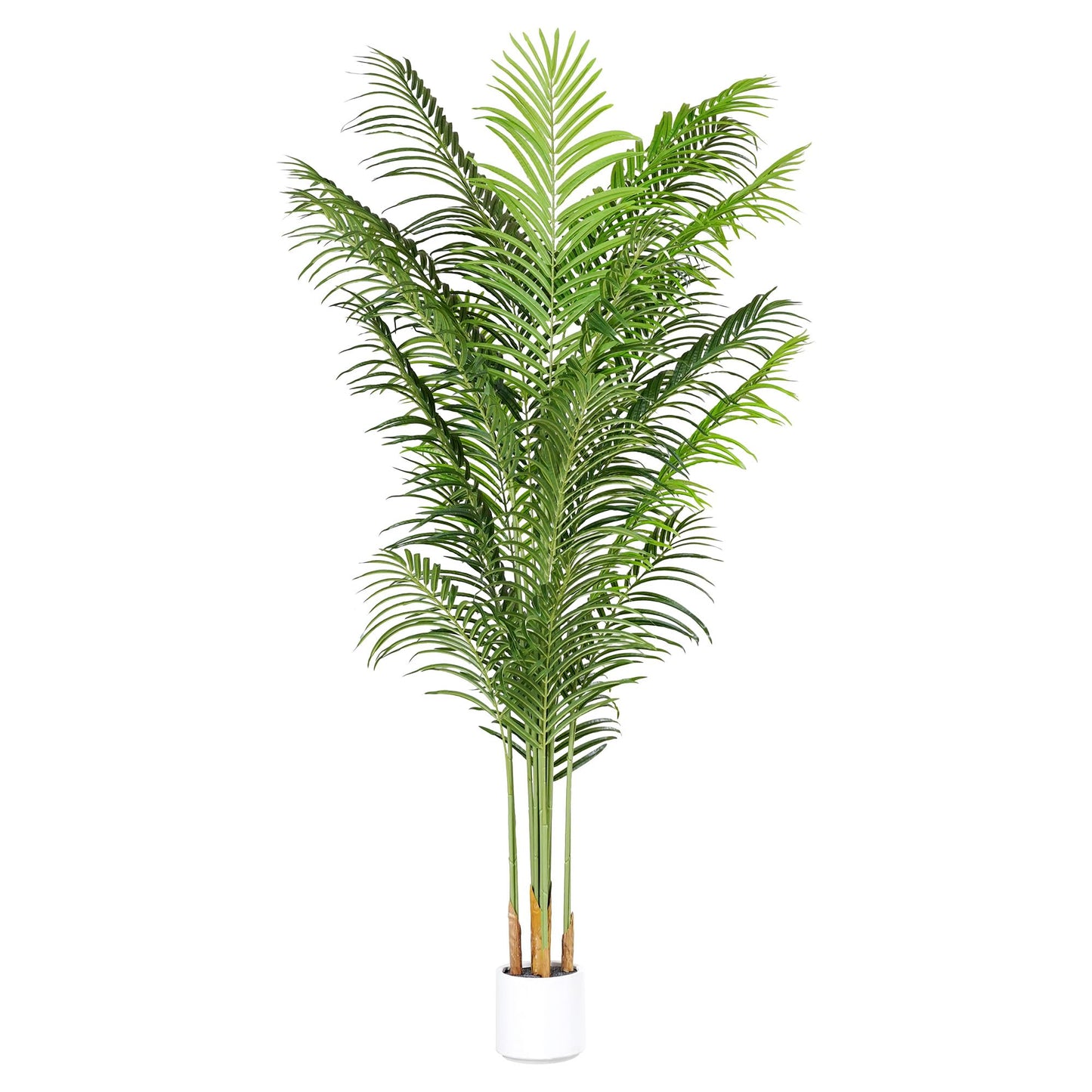 ProDeco Faux Palm Tree 6.6Ft Tall Artificial Plants Indoor Silk Green Floor Big Large Fake Potted Plant Artificial Decor for Home Office Living Room Outdoor