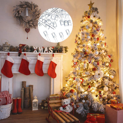 Mudder 180 Pcs Christmas LED 5mm String Light Mini Replacement Bulb Energy Efficient LED Halloween Wire Light Connectable Home Decor for Festival Patio Garden Valentine Wedding Holiday (Warm White)