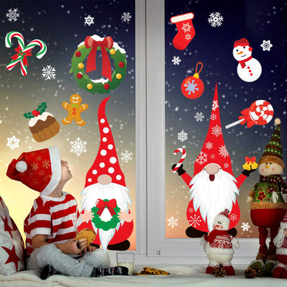 Funnlot Christmas Window Clings - 316PCS Christmas Decorations Window Stickers Decals for Glass Windows Office Home Indoor Outdoor