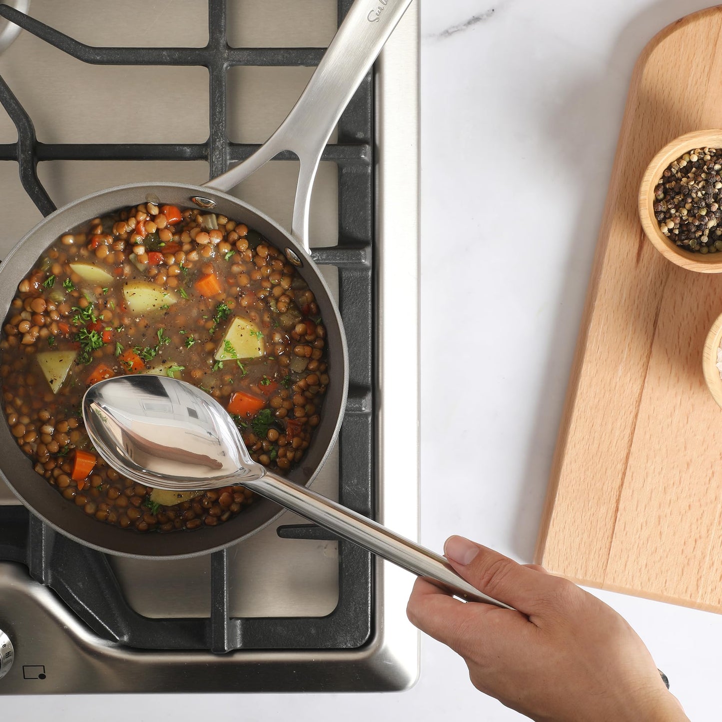 Sur La Table Kitchen Essential Steelhaus Stainless Steel Kitchen Spoon
