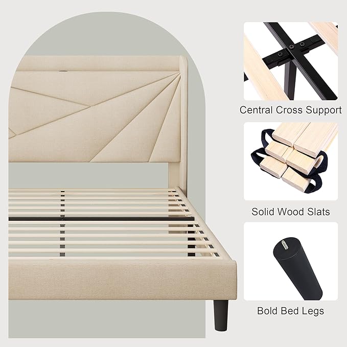 Feonase Full Size Bed Frame