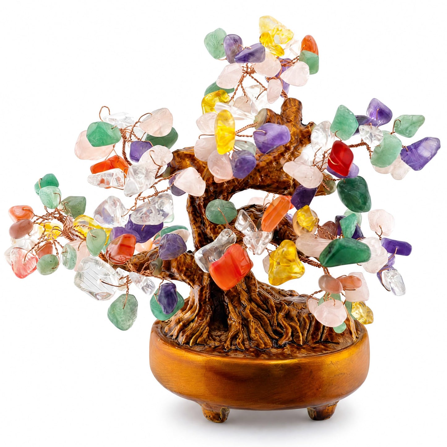 Haugboag Crystal Tree of Life,Chakra Gemstone Stone Healing Tree,Office Home Decor Gifts for Women