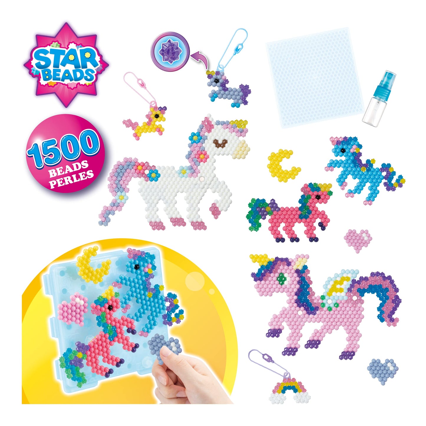 Aquabeads Mystic Unicorn Set, Art & Craft Bed kit 31944