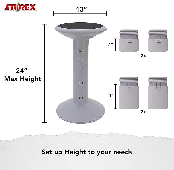 Storex Active Tilt Stool – Ergonomic Seating