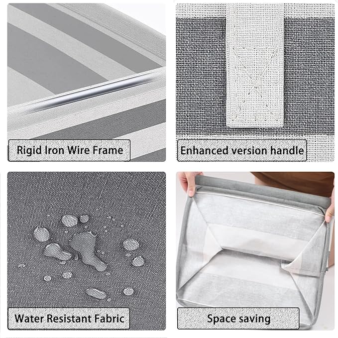 Foldable Laundry Basket，Large Laundry Baskets