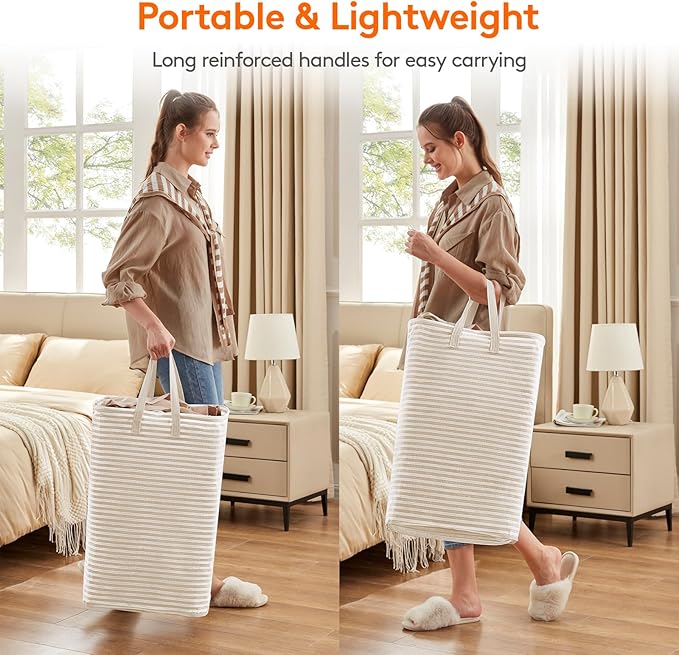 Lifewit 3 Pack Laundry Hamper Large Collapsible Laundry Baskets, Freestanding