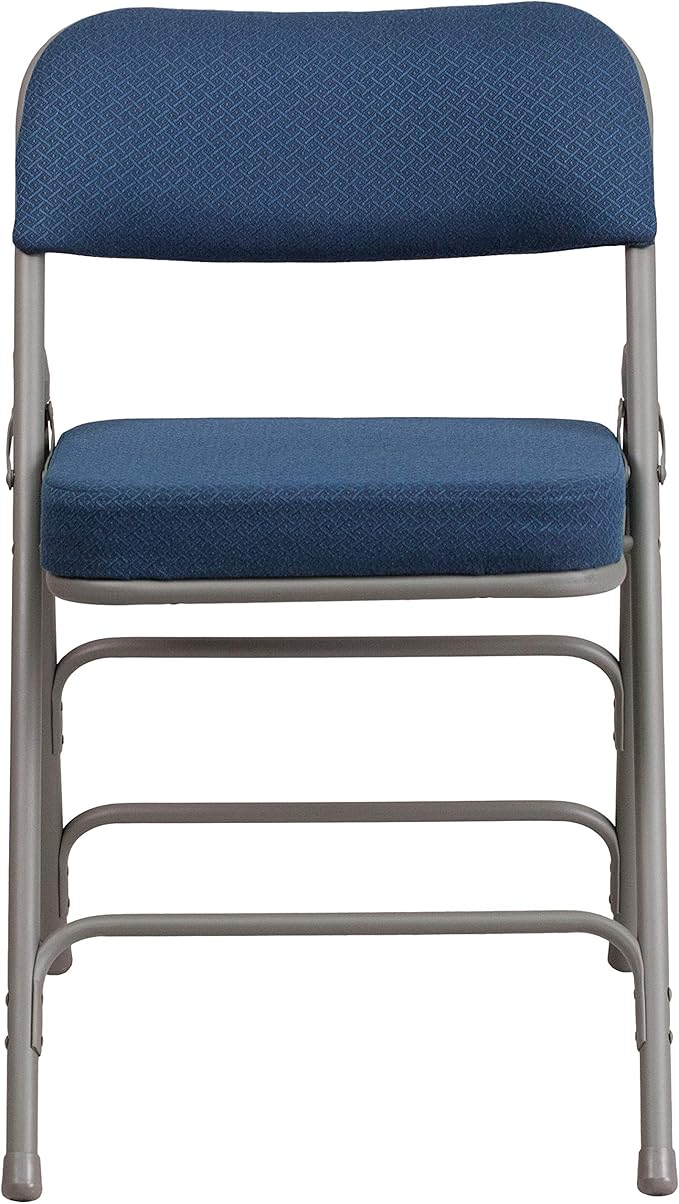 Flash Furniture 4 Pack HERCULES Series Premium Curved Triple Braced & Double