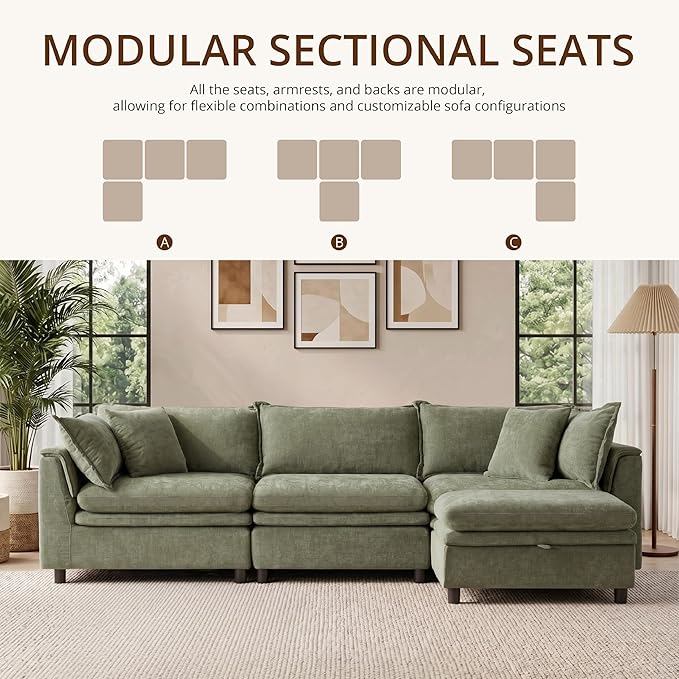 146.4'' Modular Sectional Sofa