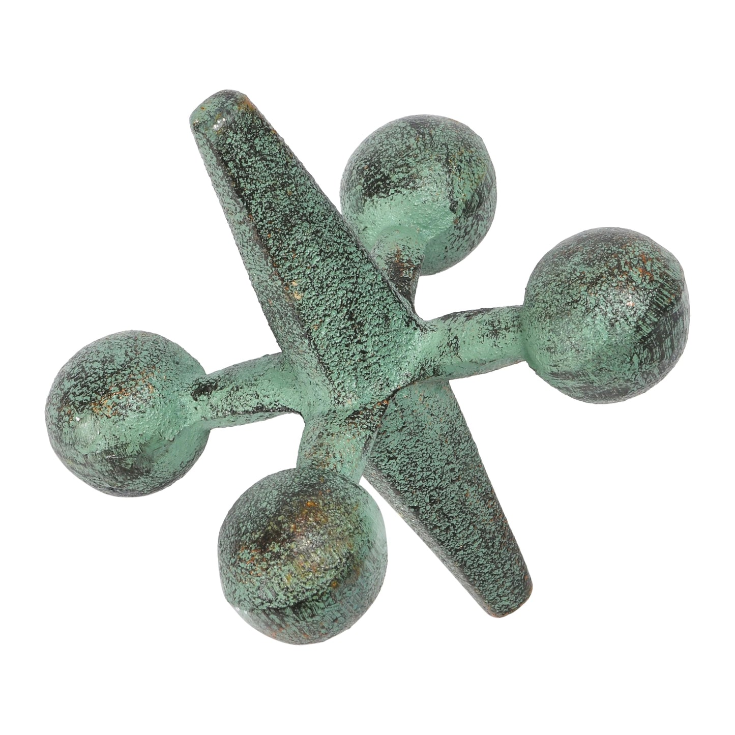 Creative Co-Op Cast Iron Jack Accent, Green