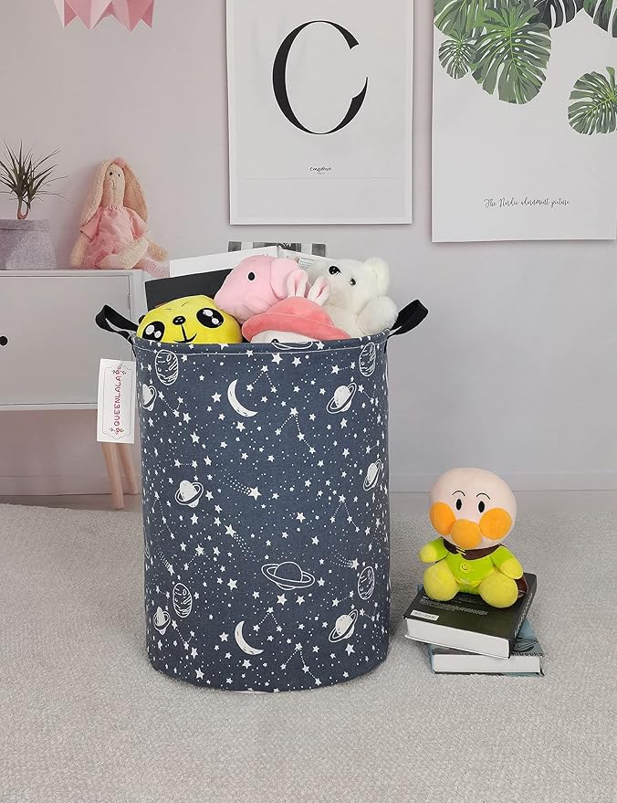 QUEENLALA Large Storage Basket, Laundry Hamper/Bathroom/Home Decor/Collapsible