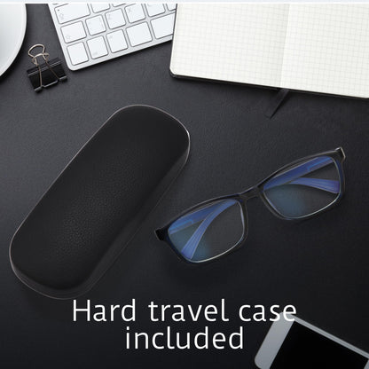 Anti Blue Light Glasses Men, Mens Blue Light Glasses With UV400 Protection, Fake Glasses For Computer Eye Strain