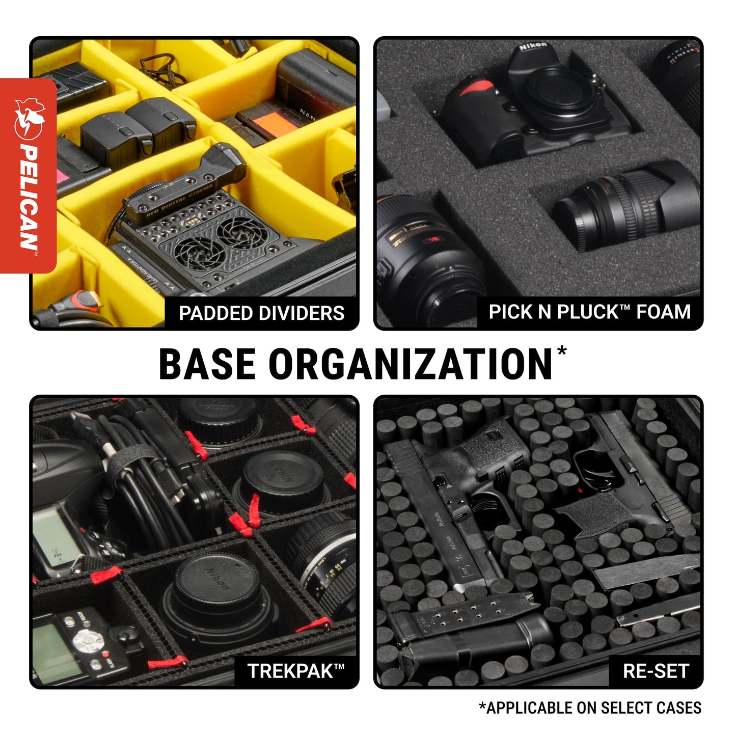 Pelican 1400 Case With Foam (Black)