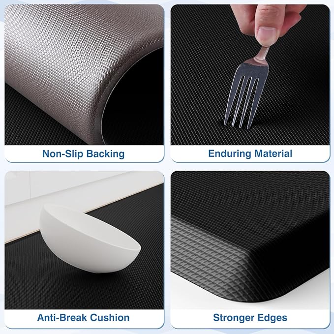 StepRite Kitchen Mats, Cushioned Anti Fatigue Kitchen Mats