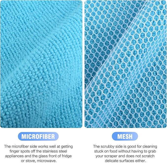 KinHwa Kitchen Washcloths for Dishes Absorbent Microfiber Dish Cloths Quick Dry
