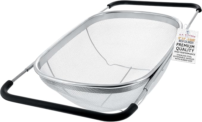 U.S. Kitchen Supply Stainless Steel Colander Strainer