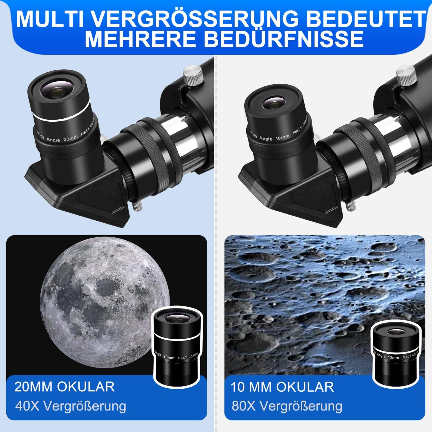Telescope for Adults, Professional High Powered 90mm Aperture 800mm Refractor Telescopes for Astronomy Beginners with AZ Mount Tripod & Phone Adapter
