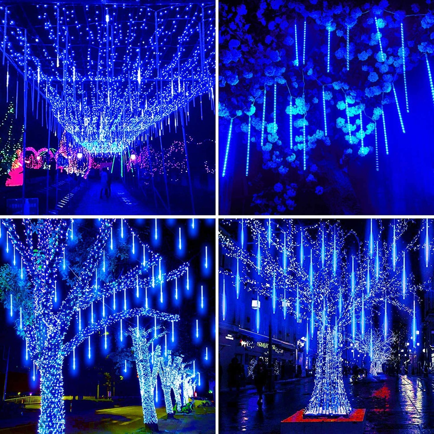 Adecorty Outdoor Christmas Lights Meteor Shower Light UL Certified