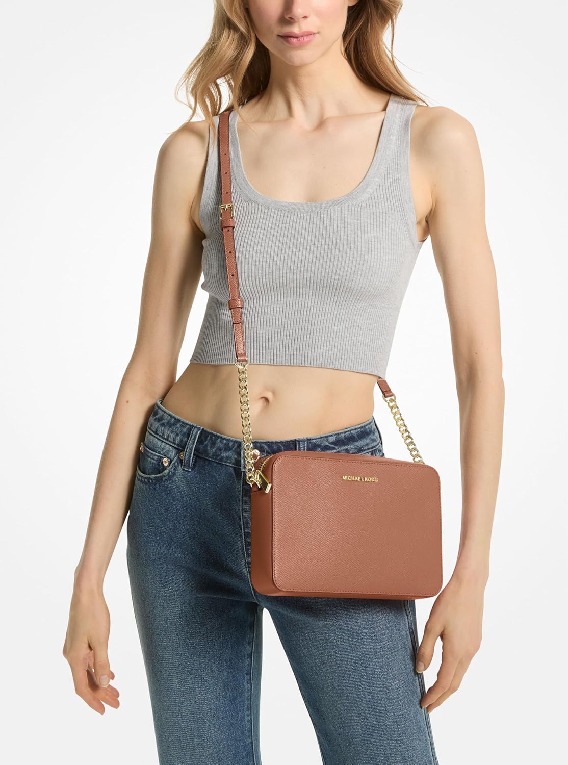 Michael Kors Jet Set Travel Large Crossbody Bag