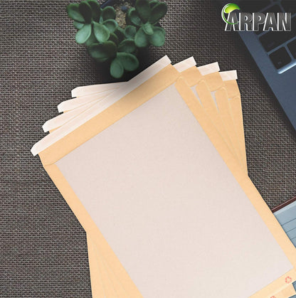 Arpan 457mm x 324mm A3 C3 Manilla Hard Board Backed Envelopes Do Not Bend (Pack of 50)