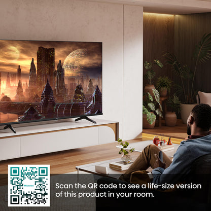 Hisense 65 Inch 4K QLED Smart TV 65E77NQTUK - Quantum Dot Colour, 4K AI Processor, Dolby Vision Atmos, Smooth Motion, Sports Mode, Vidaa OS with Freely, Youtube, Netflix and Disney+ (2024 Model)