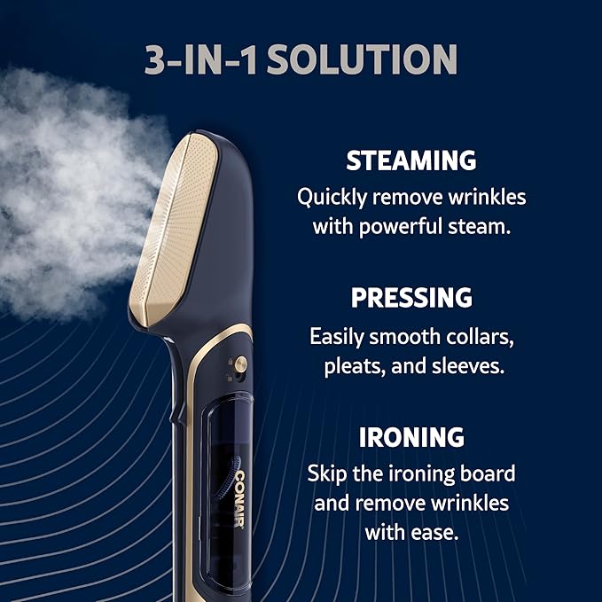 Conair SteamStylist 3-in-1 Steam, Press and Iron Steamer