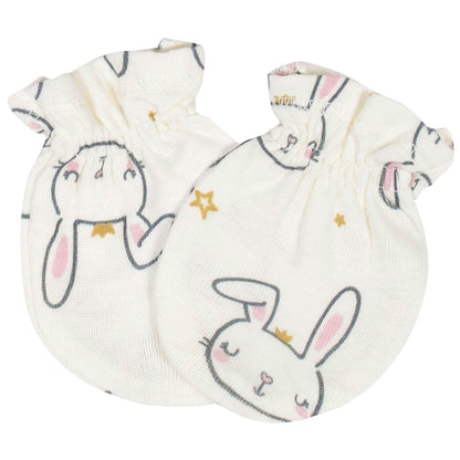 Gerber Baby Girls Cap and Mitten Sets 8pc Pink Princess Newborn