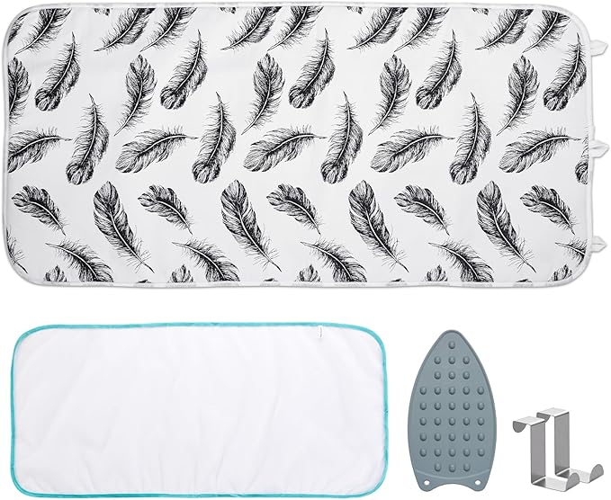 Seiritex Ironing Mat, Portable Ironing Pad 39.4 x 18.9 inch Table Top Iron