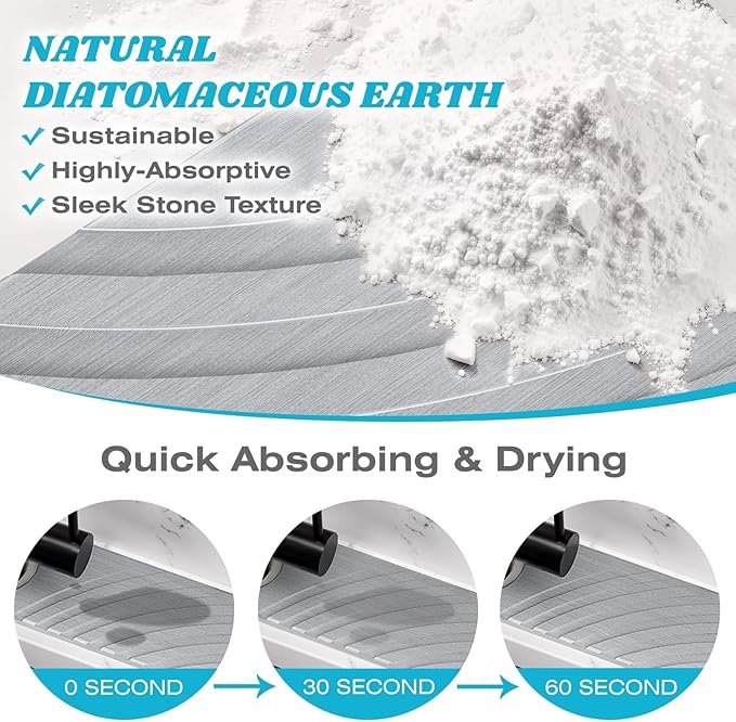 Stone Faucet Mat for Kitchen Sink