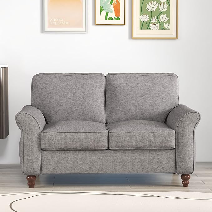 Bonzy Home 57" Loveseat Sofa, 2 Seater Sofa
