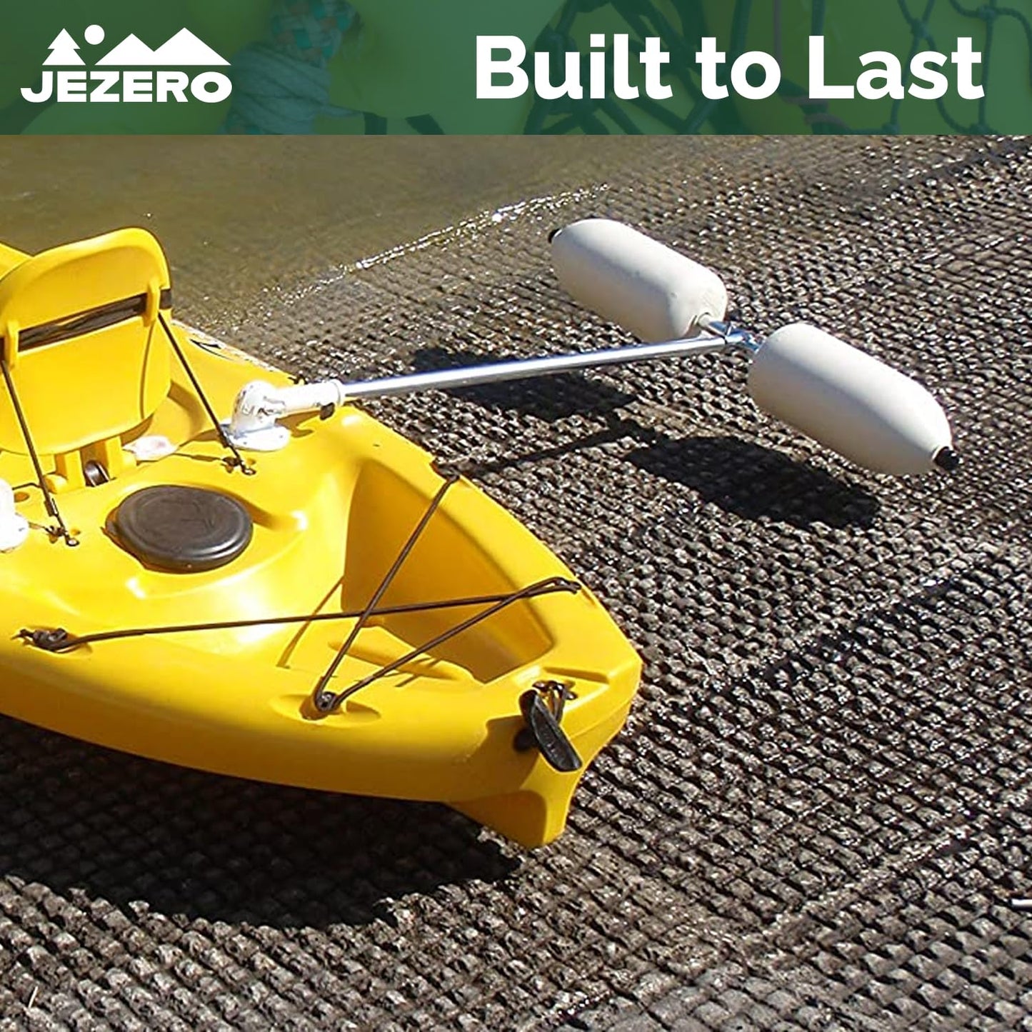 JEZERO Deep Water Fishing Floats: Great for Trail Markers, Dock Floats, Swim Buoy, Kayak Anchor Kit, Pool Buoy, Crabbing & Boats | 20 Pack - RED & White, 5" x 11" (Lfloat-RW-20PK)