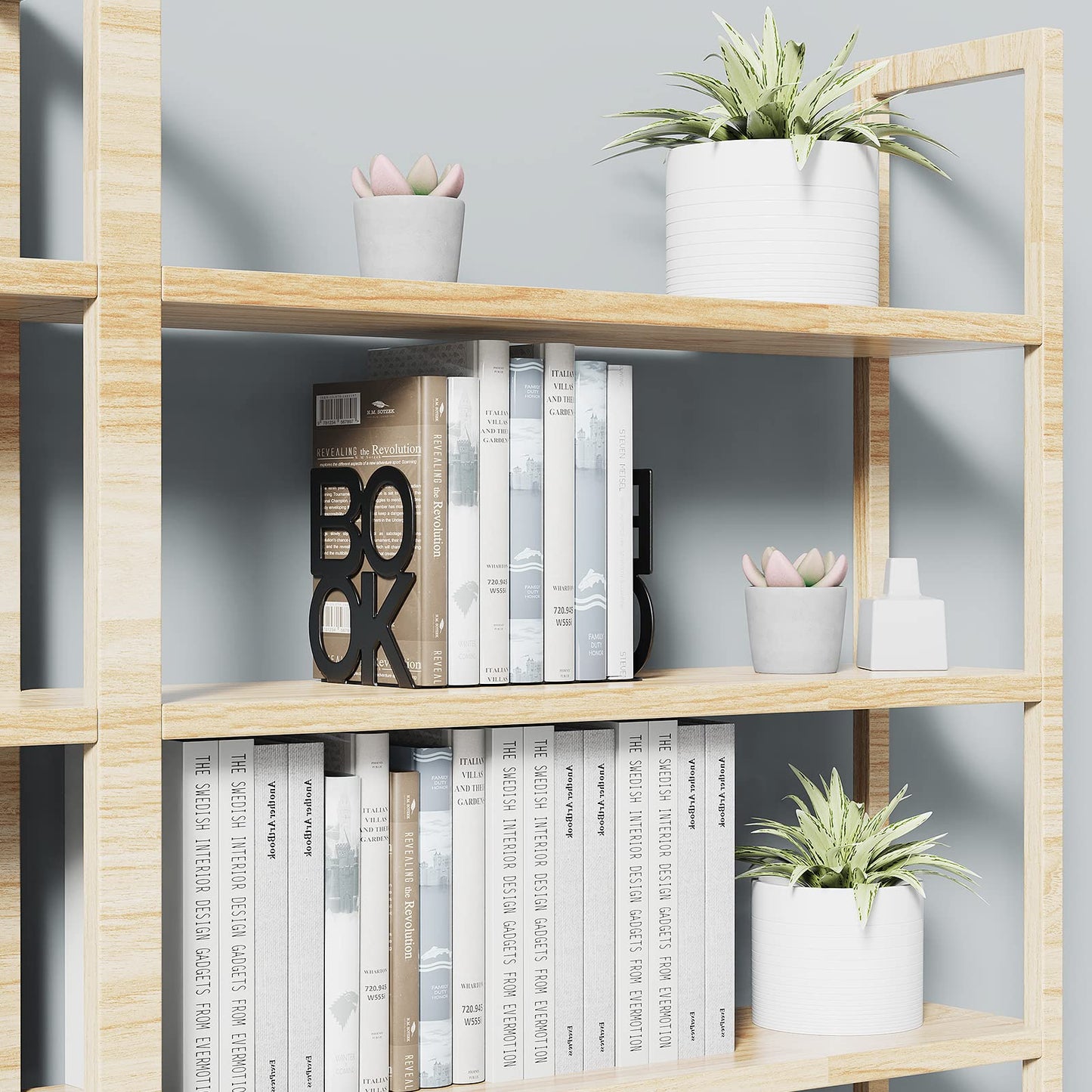 Book Ends,BookEnds Supports for Bookrack Desk,Bookend are Used for Books, Unique Appearance Design,Heavy Duty
