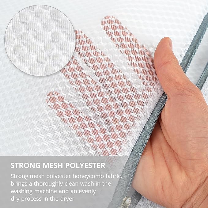3 Pack Mesh Laundry Bags for Delicates, Mesh Bra Bags