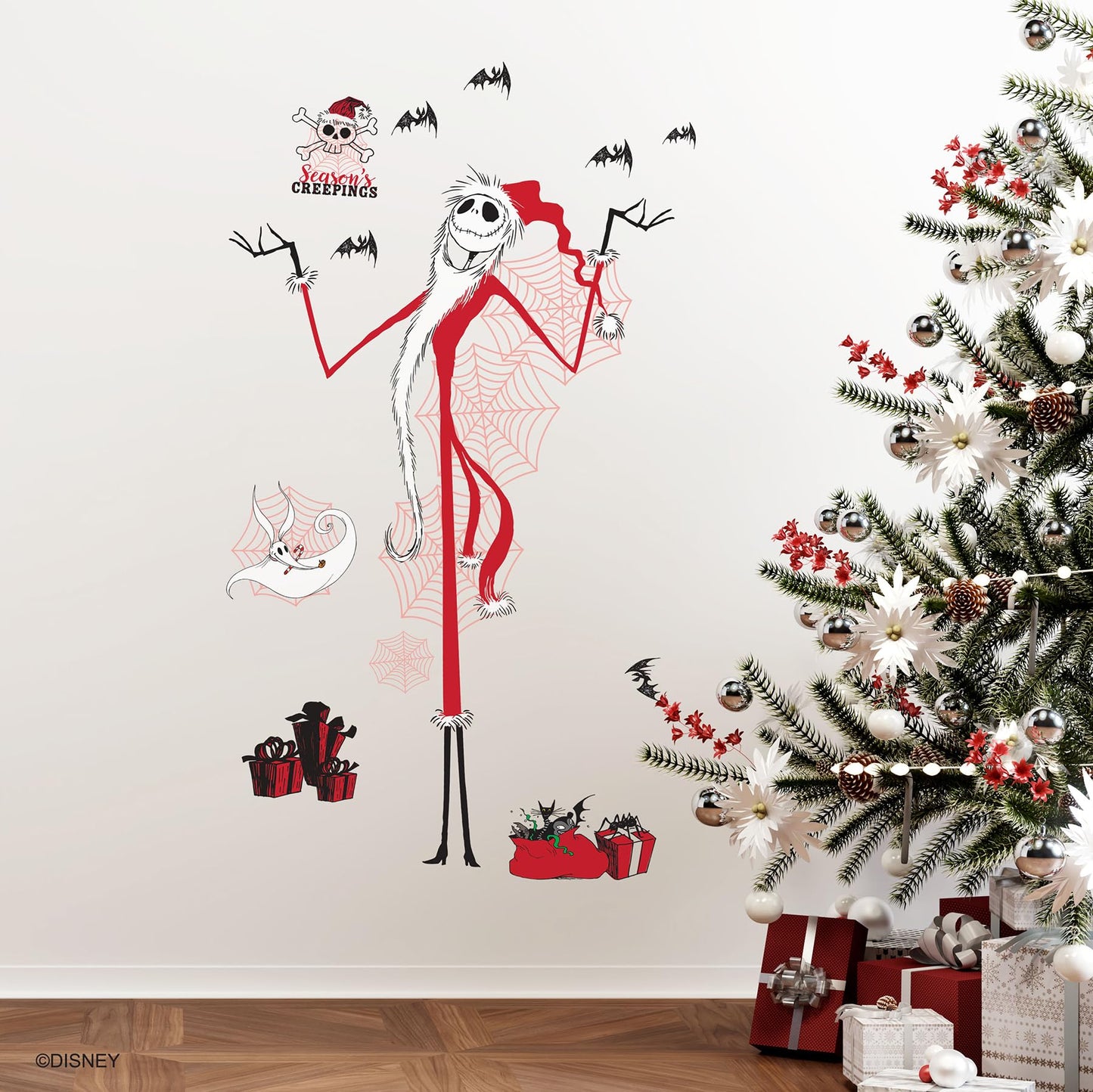 RoomMates Disney Nightmare Before Christmas Holiday Giant Peel and Stick Wall Decals by RoomMates, RMK5411GM