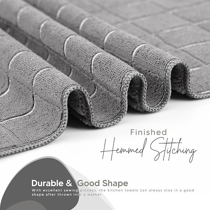 Utopia Towels - Microfiber Kitchen Towels, Super Absorbent 18 x 26 Inches