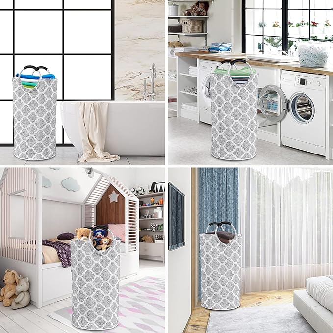 Dalykate Extra Large Laundry Basket 115L Collapsible Oxford Fabric Laundry