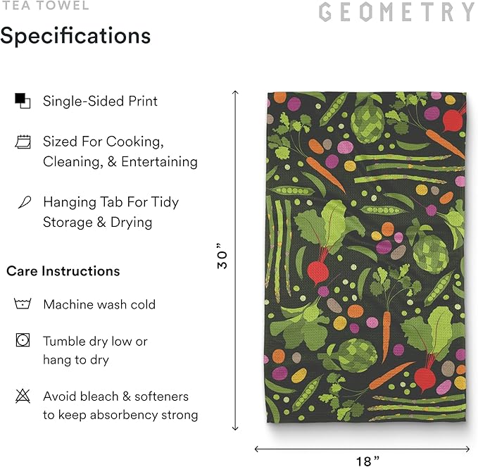 GEOMETRY Kitchen Tea Towels