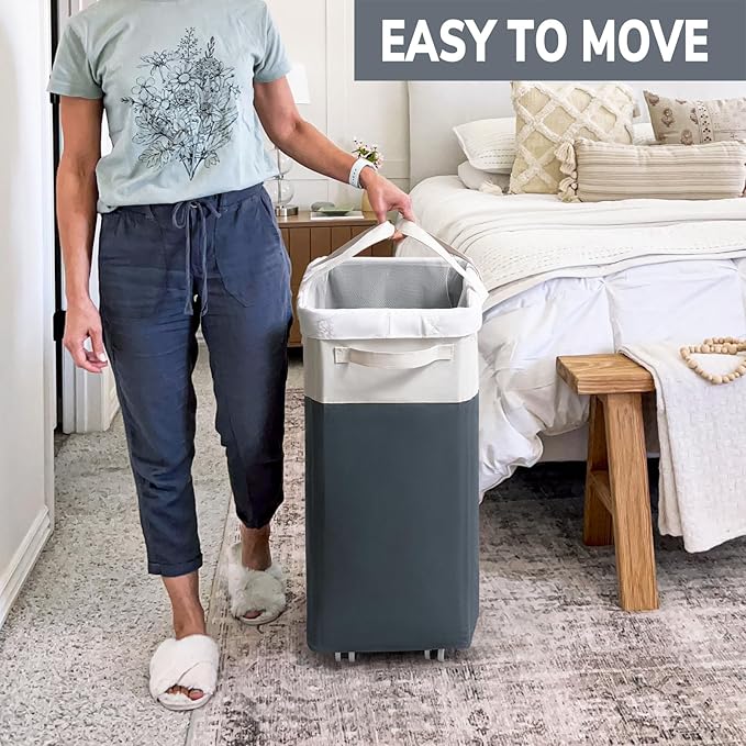 Goodpick Laundry Baskets 2-Pack, 75L Hamper
