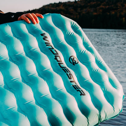 WINDQUESTER Horizon X Inflatable Sleeping Pad – Ultralight 4-Season Camping Mattress, ASTM R-Value 8.5, Waterproof Durable Nylon, Compact Backpacking Sleeping Mat for Hiking & Camping
