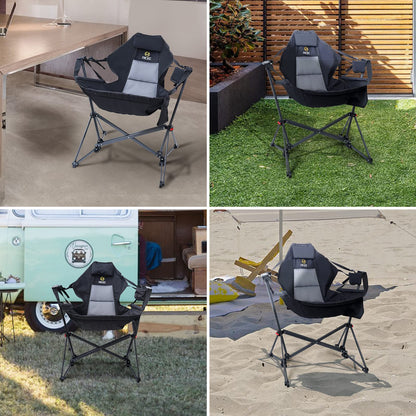 Hammock Camping Chair with Footrest, Heated Camping Chair, Hammock Camping Chair, Camping Chair Rocker 1-P + Hammock Camping Chair, Camping Chair Rocker, Swinging Chair, High Back with Stand 1-P