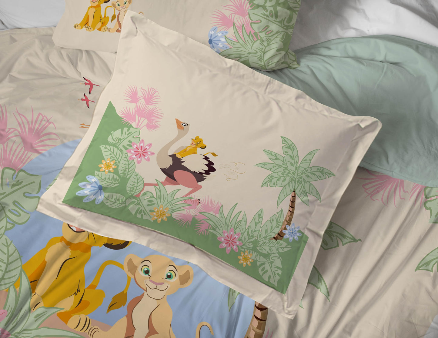 Jay Franco Kids Bed Set, Multi, Lion King, 5 Piece Twin