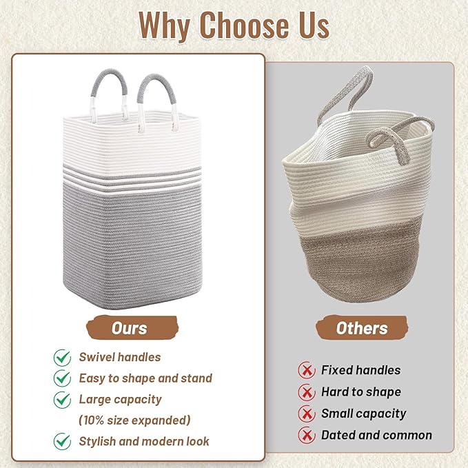 Laundry Basket Hamper, Blanket Storage, Dirty Clothes Hamper
