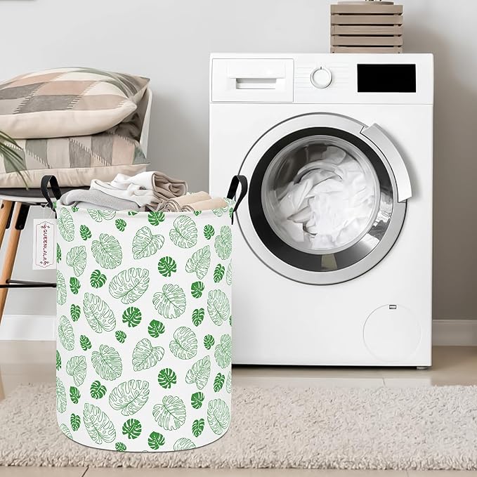 QUEENLALA Large Storage Basket, Laundry Hamper/Bathroom/Home Decor/Collapsible