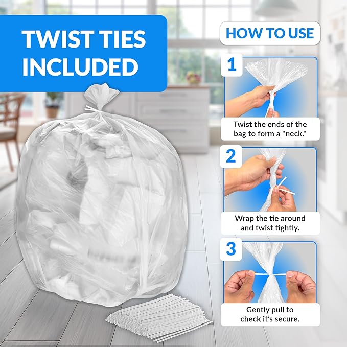 Reli. 40 to 45 Gallon Trash Bags Heavy Duty | 125 Trash Bags